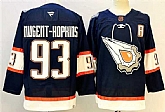 Men's Edmonton Oilers #93 Ryan Nugent-Hopkins Navy With A Patch Reverse Retro Stitched Jersey,baseball caps,new era cap wholesale,wholesale hats